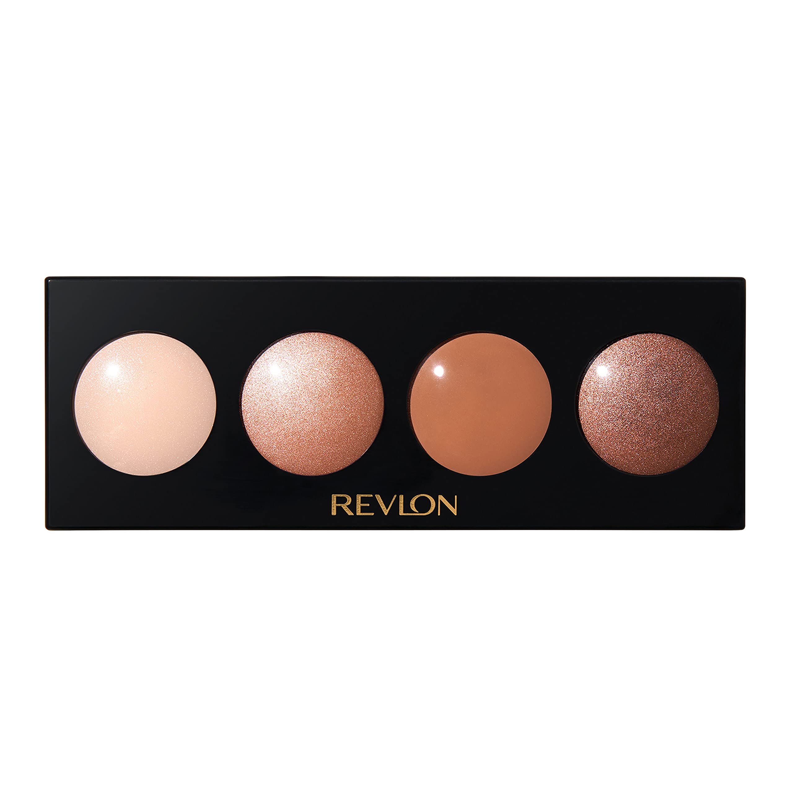 Revlon Crème Eyeshadow Palette, Illuminance Eye Makeup with Crease- Resistant Ingredients, Creamy Pigmented in Blendable Matte & Shimmer Finishes, 710 Not Just Nudes, 0.12 Oz - Product Image