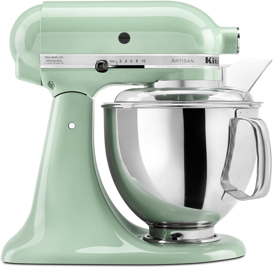 KitchenAid Artisan Series 5 Quart Tilt Head Stand Mixer with Pouring Shield KSM150PS, Pistachio - Product Image