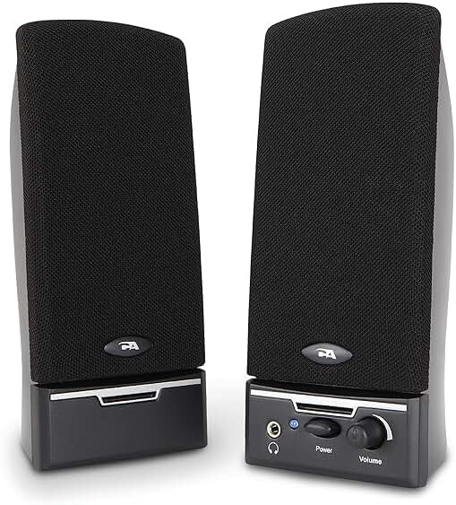 Cyber Acoustics CA-2014 Computer Speakers, Full Stereo Sound, Convenient Controls, Easy Setup - Product Image