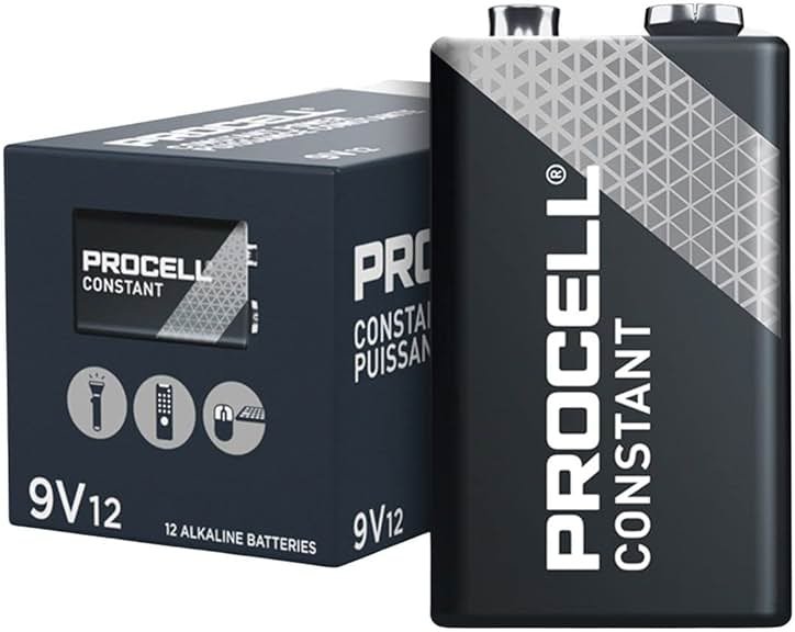 ProCell 12 Alkaline Batteries, 9V, 12/Box - Product Image