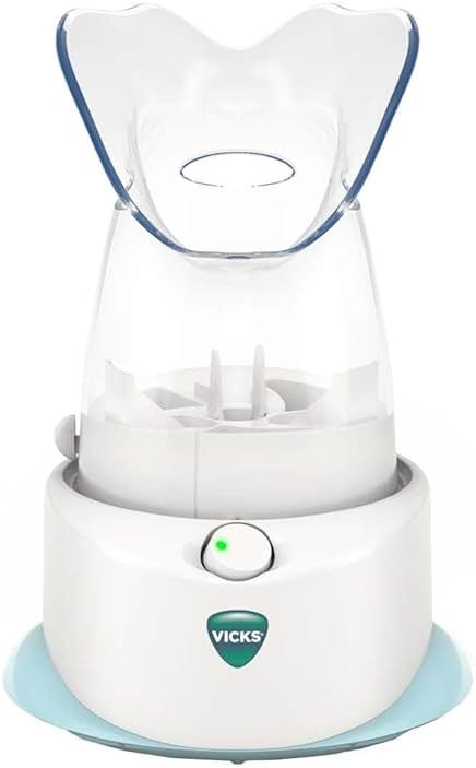 Vicks Personal Steam Inhaler for Targeted, Natural Steam Relief for Allergies, Congestion, Cough & Colds, and Sinus Irritation, Use with VapoPads - 1 Included - Product Image