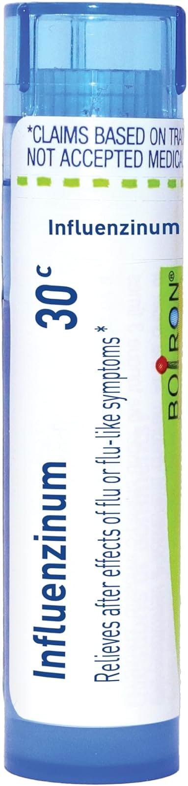 Boiron Influenzinum 30C for After Effects of Flu or Flu-Like Symptoms - 80 Pellets - Product Image