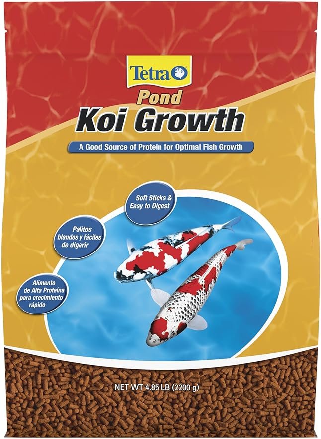 TetraPond Koi Growth 4.85 Pounds, Soft Sticks, Pond Fish Food - Product Image