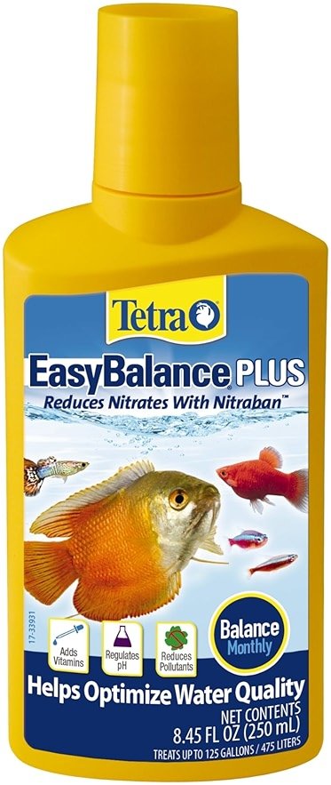 Tetra EasyBalance Plus 8.45 Ounces, Weekly Freshwater Aquarium Water Conditioner, Gold/Yellow - Product Image
