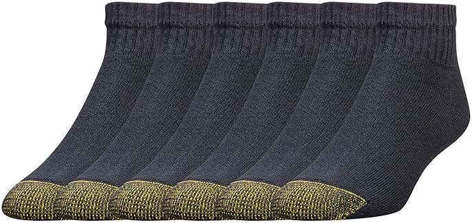 GOLDTOE Men's 656P Cotton Ankle Athletic Socks, Multipairs - Product Image