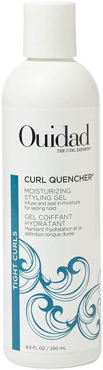 Ouidad Curl Quencher Moisturizing Styling Gel for Tight Curls – Adds Flexible Hold, Bounce, and Frizz-Free Definition to Curly Hair, Hydration & Moisture, Sulfate & Mineral Oil Free - Product Image