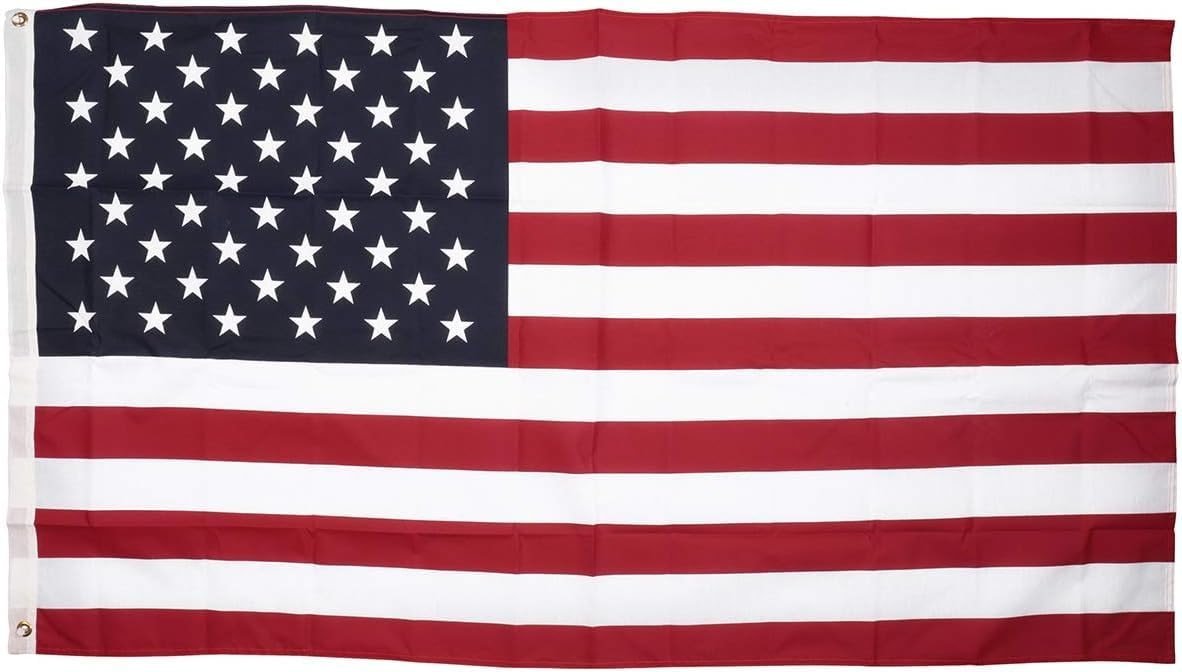 Annin Flagmakers (19417) Poly/Cotton American Flag, Made in USA, 3 x 5 Feet, All-Weather - Product Image