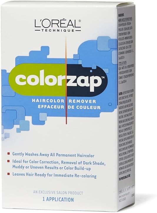 L'OREAL TECHNIQUE ColorZap Hair Color Remover - Leaves Hair Ready For Immediate Recoloring, Ideal For All Color Corrections - Product Image