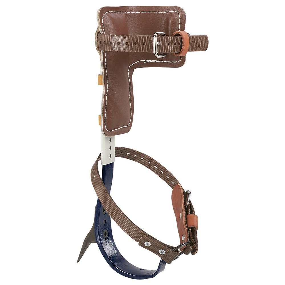 Klein Tools CN1907ARL Tree Climber Set with Pole Climbers, Leg Irons, Climbing Gaffs, and Pads, Straps, Gaff Spikes, Stirrups - Product Image