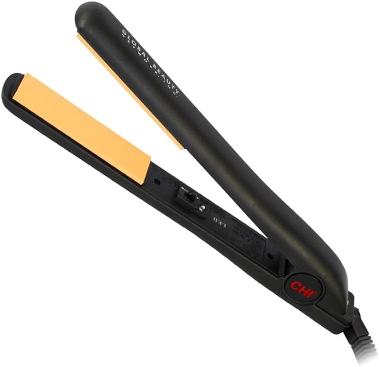CHI Original 1" Ceramic Hair Straightener Flat Iron for Styling, Advanced Ceramic Technology for Frizz-Free Smooth Shine, Floating Plates for Easy Glide, Analog On/Off Switch, Salon-Quality Results - Product Image