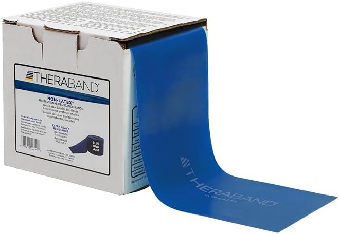 THERABAND Resistance Band, Gold, Max, 25-Yard Roll, Latex-Free, Elastic Band for Exercise, Physical Therapy, Yoga, Pilates, Stretching, Home Workouts, Color-Coded for Easy Resistance Levels - Product Image