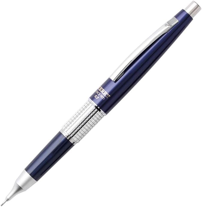 Pentel Sharp Kerry Automatic Pencil, 0.7mm Lead Size, Blue Barrel, 1 Pen (P1037C) - Product Image