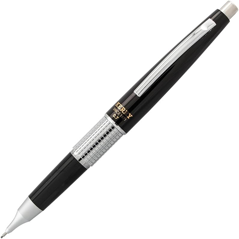 Pentel Sharp Kerry Mechanical Pencil (0.7mm), Black Barrel, 1 Pencil (P1037A) - Product Image