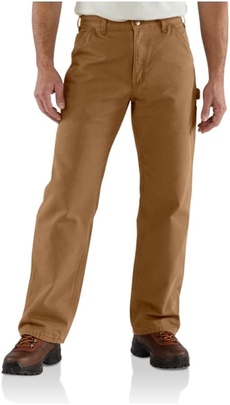 Carhartt Men's Loose Straight Washed Duck Lined Dungaree - Product Image