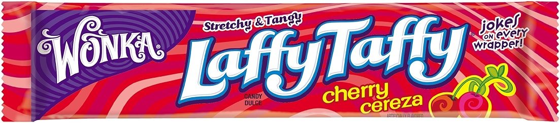 Wonka Stretchy & Tangy Laffy Taffy, Cherry Cereza, 1.5-Ounce Packets (Pack of 36) - Product Image