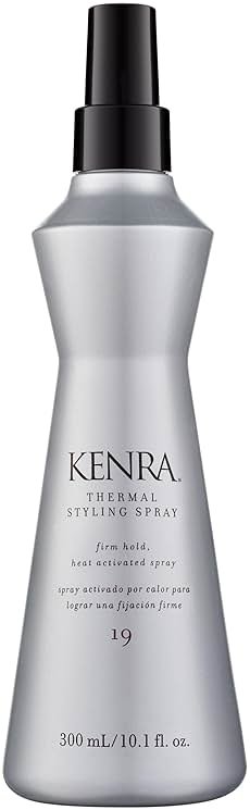 Kenra Professional Thermal Styling Spray 19 | Heat Protection | Firm Hold Heat-Activated | Tames Frizz, Flyaways & Adds Shine | All Hair Types | 10 fl. Oz - Product Image