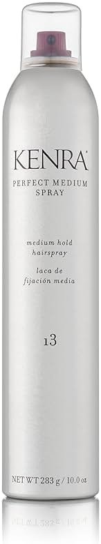 Kenra Professional Perfect Medium Spray 13 | Provides Styling Control Without Stiffness | Medium Hold | Fast-Drying Formulation | High Shine Finish | All Hair Types - Product Image