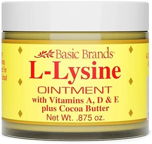 Basic Brands Lysine Lip Balm, Cold Sore & Herpes Simplex Treatment - Product Image