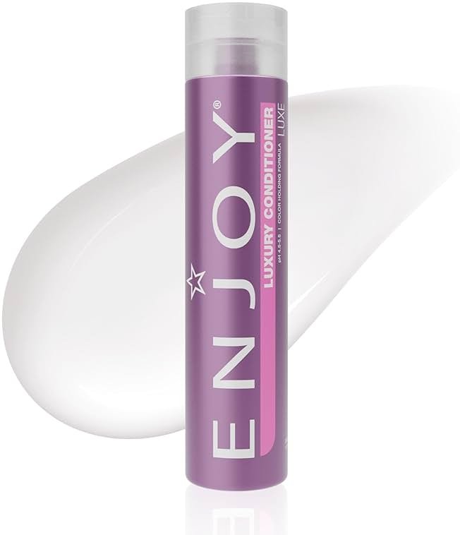 Enjoy Luxury Conditioner- Eliminates Frizz Cleansing Moisturizing Smoothing - Sulfate Free For Thick Coarse or Curly Hair (10.1 Fl Oz) - Product Image