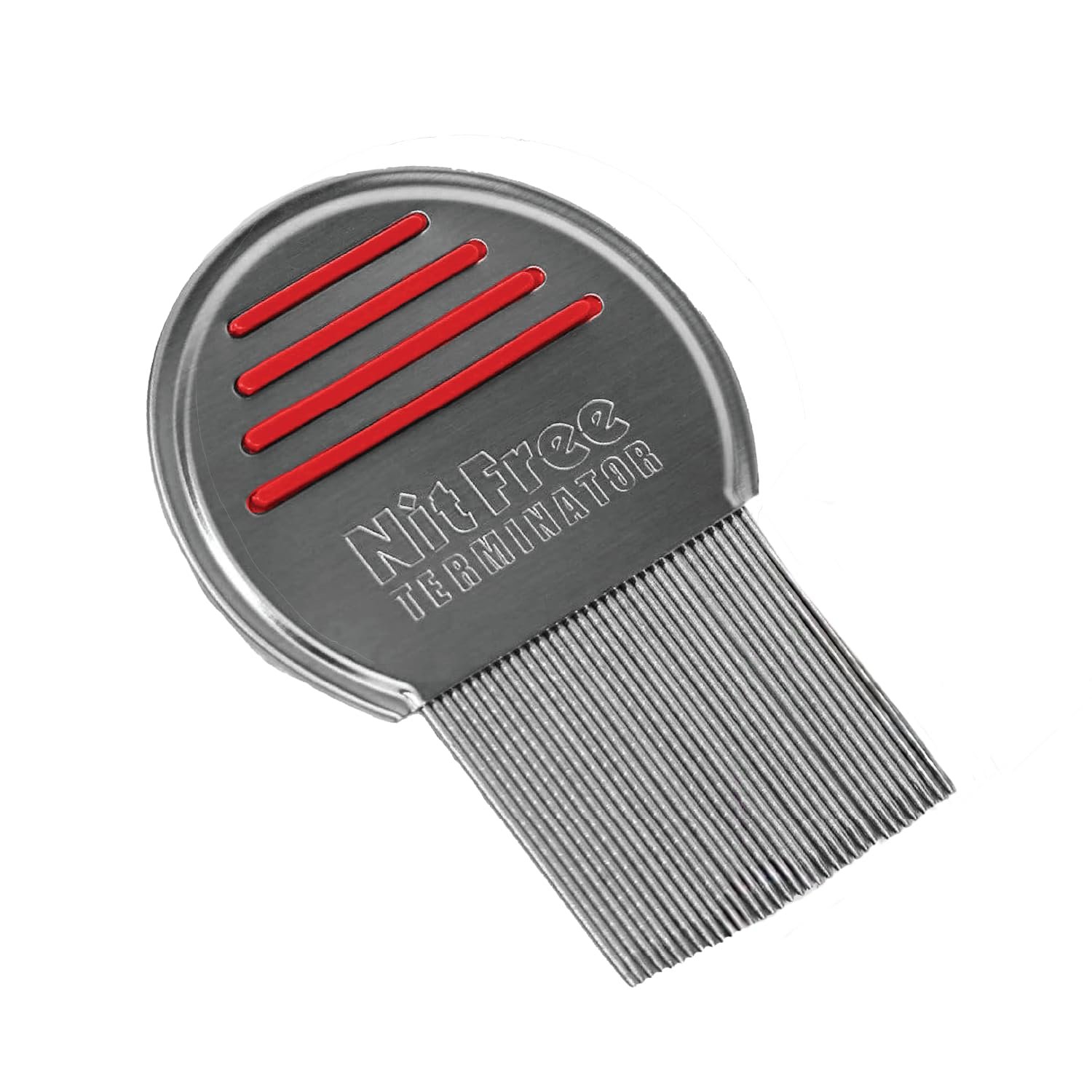 Nit Free Terminator Lice Comb - Professional Stainless Steel Comb for Effective Head Lice Treatment (Color May Vary) (Pack of 1) - Product Image