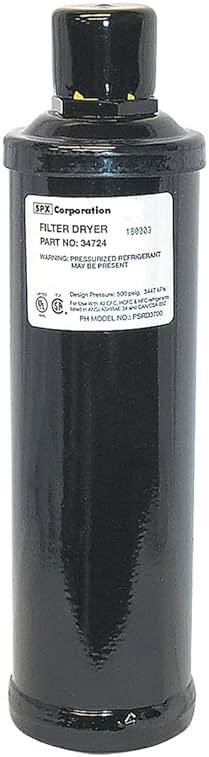 Robinair 34724 A/C Recycling Filter-Drier Spin-On Replacement Filter - Compatible with 34288, 34288NI, 34788, 34788NI, 34788NI-H, 34888HD, 34988, 34988NI, 34998, AC1234-4/6/9 RRR Machines + More - Product Image