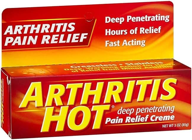Arthritis Hot Pain Relief Creme-3, oz. - Product Image