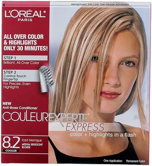 L'Oreal Paris Couleur Experte Color + Highlights in a Flash, Medium Iridescent Blonde - Ice - Product Image