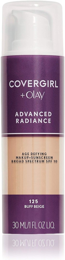 COVERGIRL Advanced Radiance Age-Defying Foundation Makeup, Buff Beige, 1 oz (Packaging May Vary) - Product Image