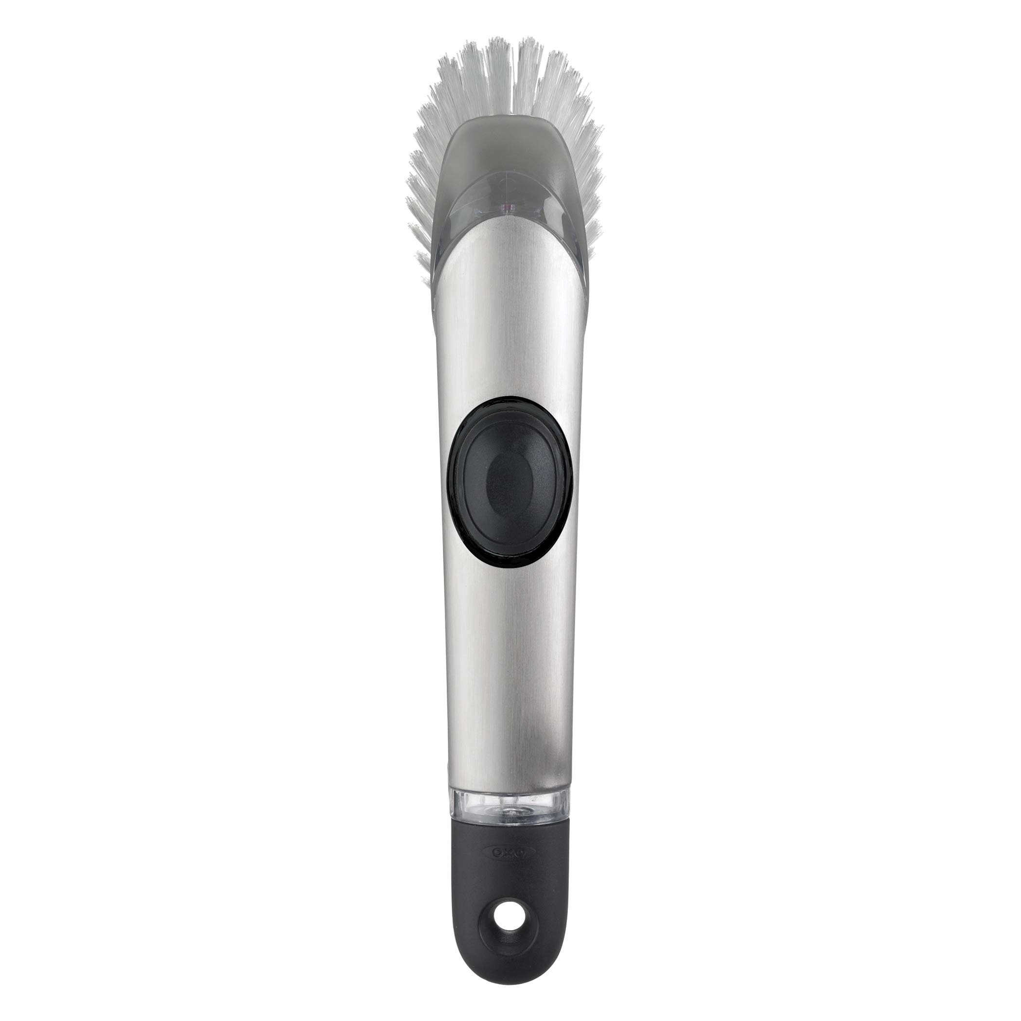 OXO Steel Soap Dispensing Dish Brush, Dish Scrubber - Product Image
