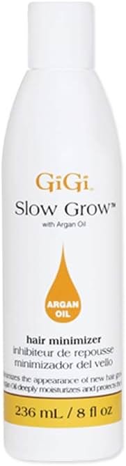 GiGi Post Waxing Treatment, Slow Grow Hair Inhibitor Lotion with Argan Oil, Hair Growth Minimizer for Men and Women, 8 oz, 1 Pack - Product Image