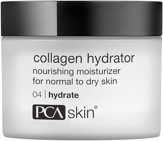 PCA SKIN Hydrating Collagen Cream for Face, Collagen Hydrator Night Cream, Hydrates and Firms Dry Mature Skin, Made with Shea Butter, Olive Fruit Oil, and Sweet Almond Fruit Extract - Product Image
