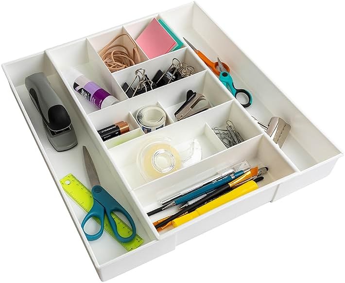 Dial Industries Expandable Junk Drawer Desk Organizer Storage Tray - Product Image