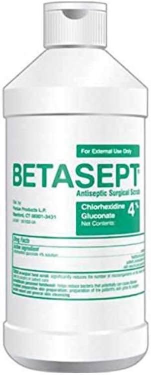 Betasept Antiseptic Surgical Scrub 4% Chlorhexidine Gluconate, 4 Oz - Product Image
