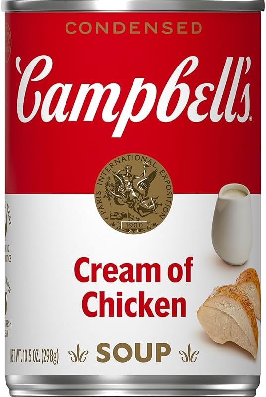 Campbell's Condensed Cream of Chicken Soup, 10.5 oz Can - Product Image