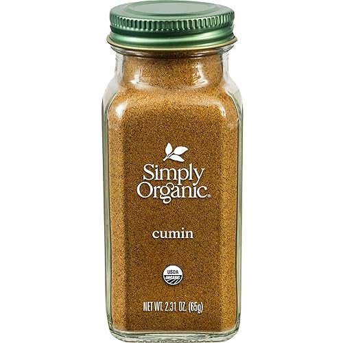 Simply Organic Ground Cumin Seed, 2.31 Ounce Glass Jar, Rich, Warm, Complex Earthy Spice Flavor, Certified Organic, Kosher - Product Image