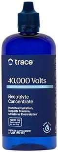 Trace Minerals 40,000 Volts - Supports Hydration, Energy, Muscles, Stamina, and Endurance - Liquid Multimineral and Electrolyte Concentrate with Ionic Magnesium, Sodium, Potassium (48 Servings) - Product Image
