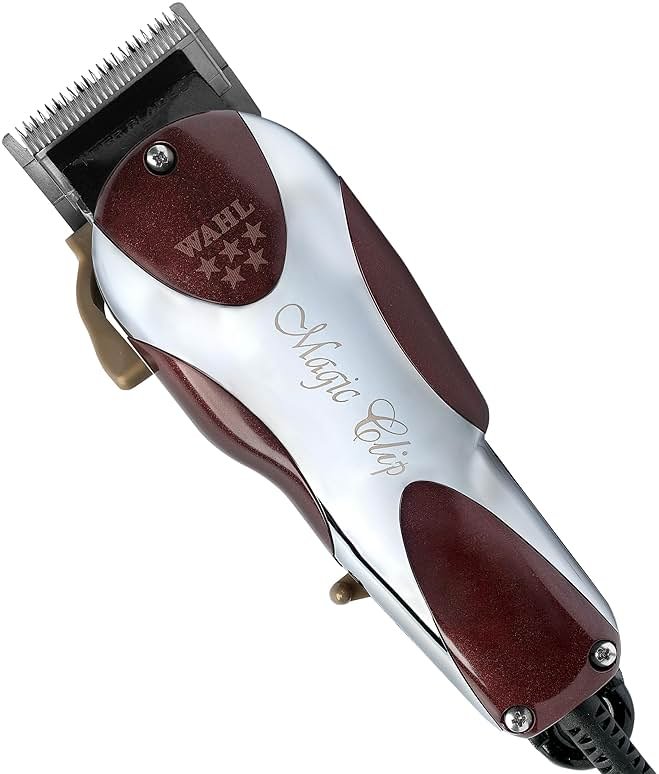 Wahl Professional 5 Star Series Magic Clip Precision Fade Clipper with Zero Overlap Adjustable Blades, Corded Operation, V9000 Motor, Chrome - Product Image