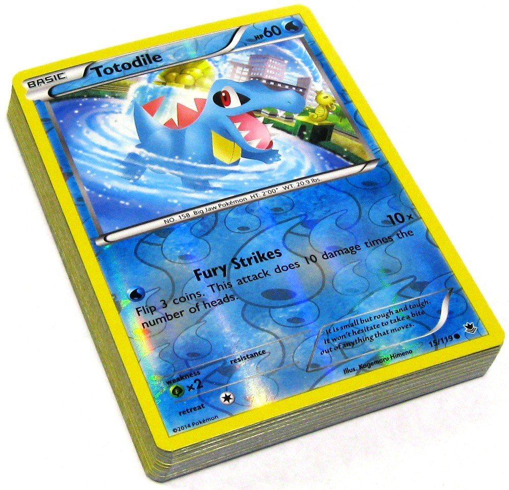 Pokemon Random Reverse Foil Single Cards, Lot of 25 - Product Image