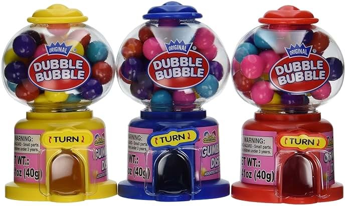 Dubble Bubble Mini Dispenser 12 Pack-1.41 OZ. (40g) - Product Image