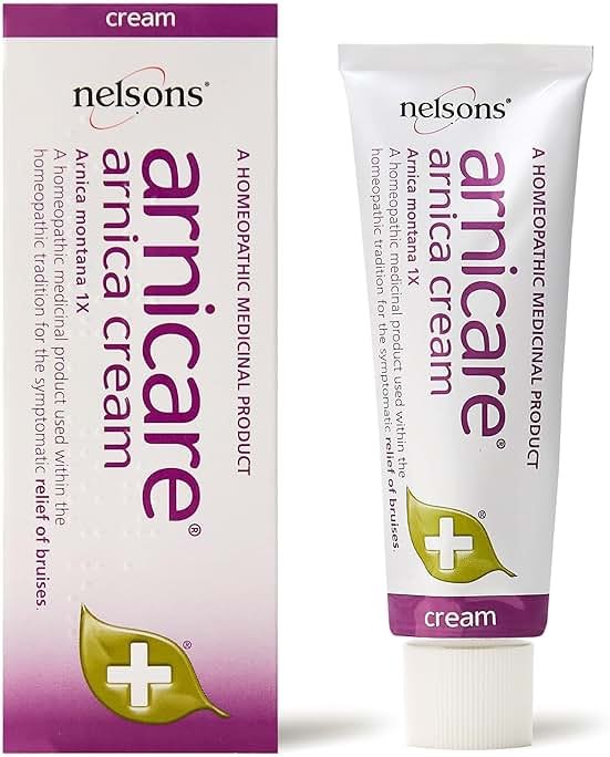Nelsons Arnicare, Arnica Cream, Homeopathic Remedies, for Bruise Relief, Apply to Skin, Suitable for Adults, The Elderly & Children, 50 gr - Product Image
