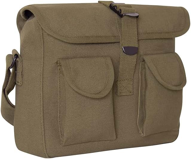 Rothco Canvas Shoulder Bag – Rugged Vintage Crossbody Storage Utility EDC Bag - Product Image