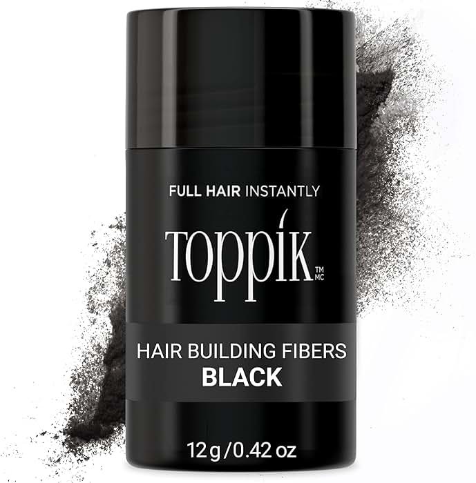 Toppik Hair Building Fibers, Fill In Fine or Thinning Hair Instantly Thicker, Fuller Looking Hair 9 Shades,4 size options - Product Image