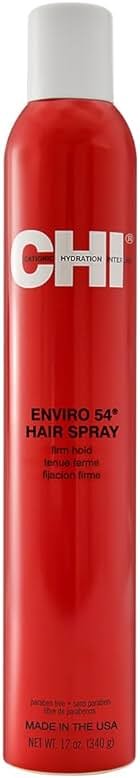 CHI Enviro 54 Hairspray, Firm Hold, Lightweight Spray Finishes & Secures Hairstyles, Sulfate, Paraben & Gluten-Free, 12 Oz - Product Image