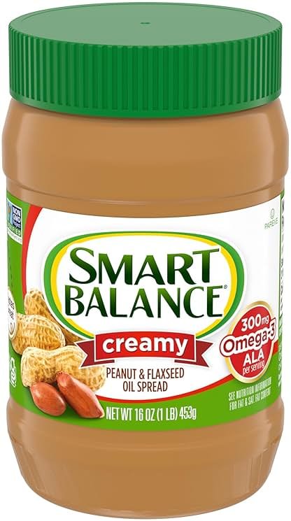 Smart Balance Omega Natural Peanut Butter, Creamy, 16 oz - Product Image