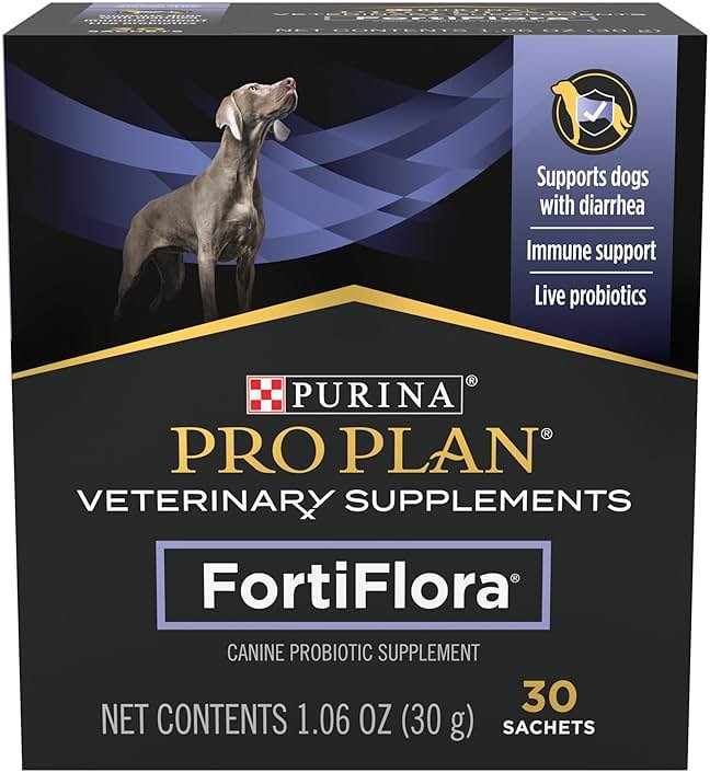 Purina Pro Plan Veterinary Supplements FortiFlora Dog Probiotic Supplement, Canine Nutritional Supplement - 30 ct. Boxes - Product Image