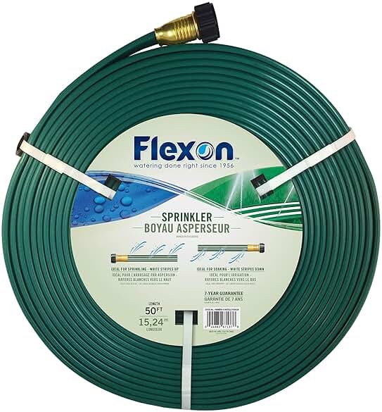 Flexon FS50 3-Tube Soaker/Sprinkler Hose, 50-feet - Product Image