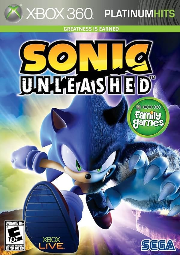 Sonic Unleashed (Platinum Hits) - Xbox 360 - Product Image