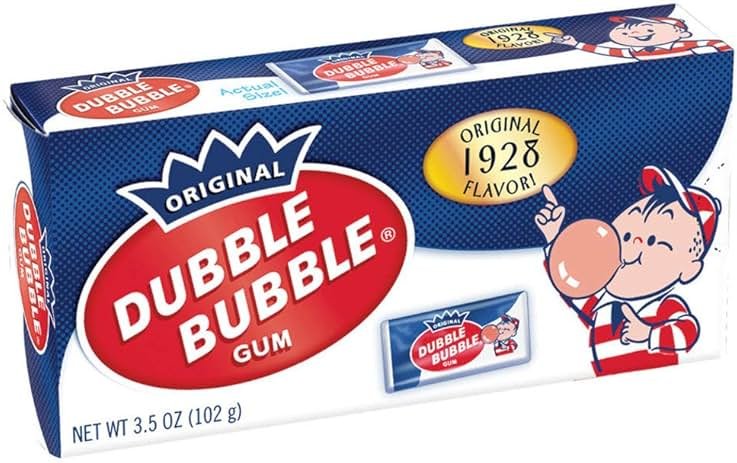 Dubble Bubble Nostalgic Bubble Gum Theatre Box - Product Image