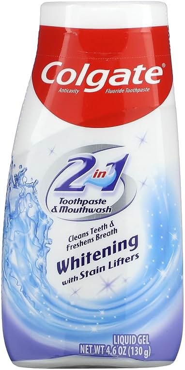 Colgate 2-in-1 Whitening with Stain Lifters Toothpaste 4.60 Oz (4 Packs) - Product Image
