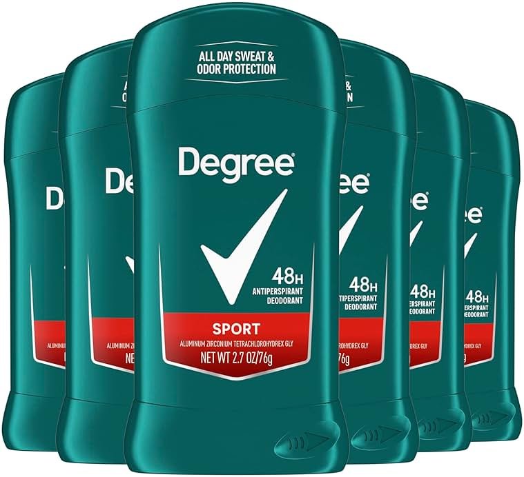 Degree Men Original Protection Antiperspirant Deodorant, Sport, 2.7 oz pack of 6 - Product Image